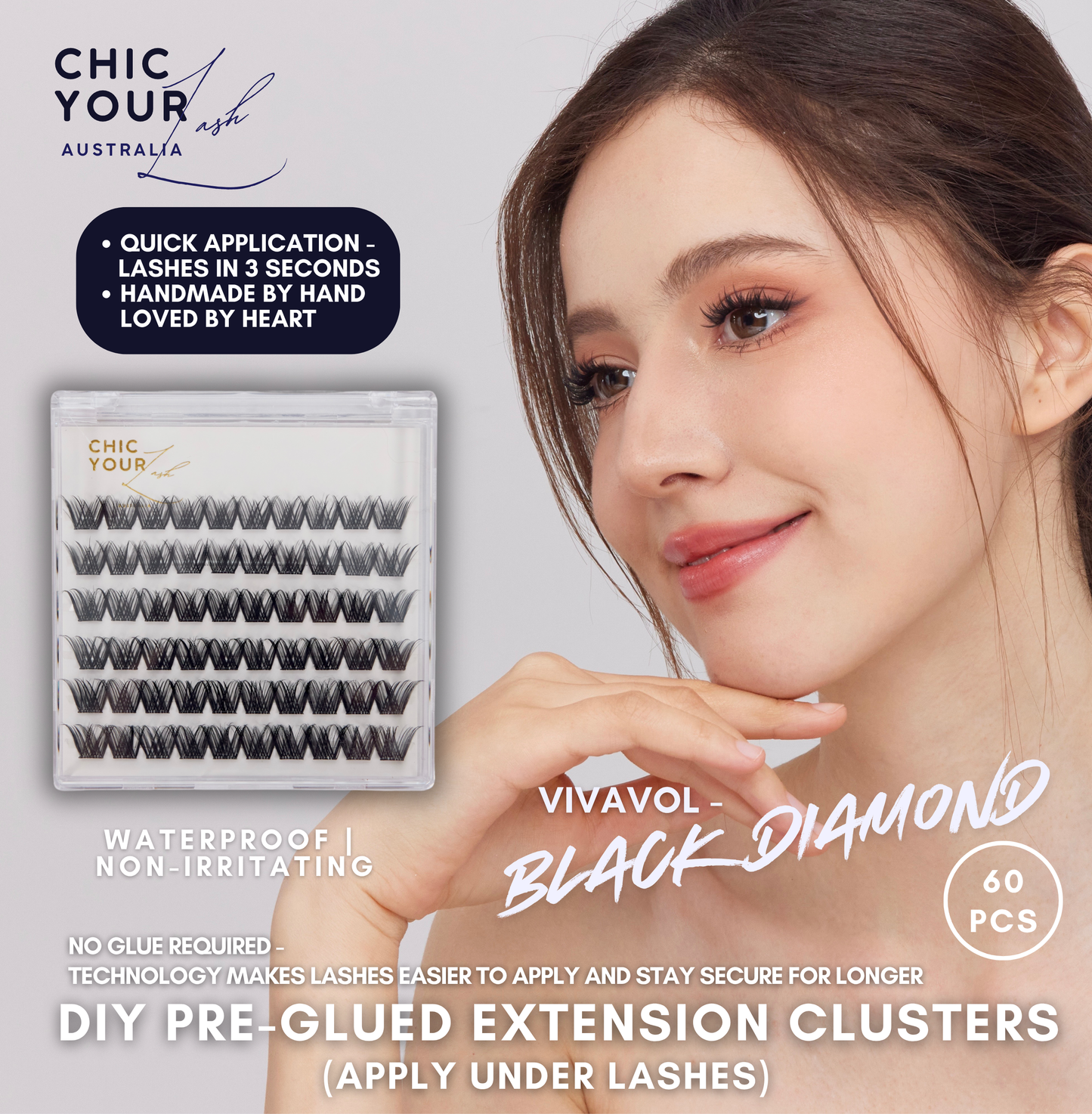 VIVAVOL - Black Diamond ( Pre - Glued )