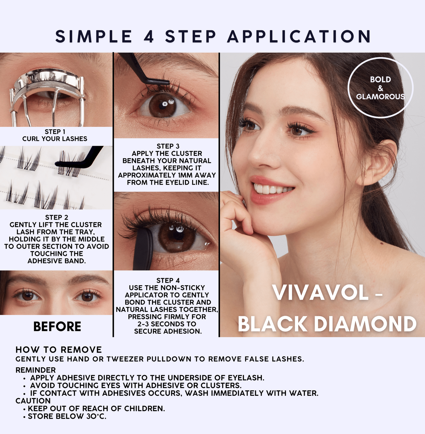 VIVAVOL - Black Diamond ( Pre - Glued )